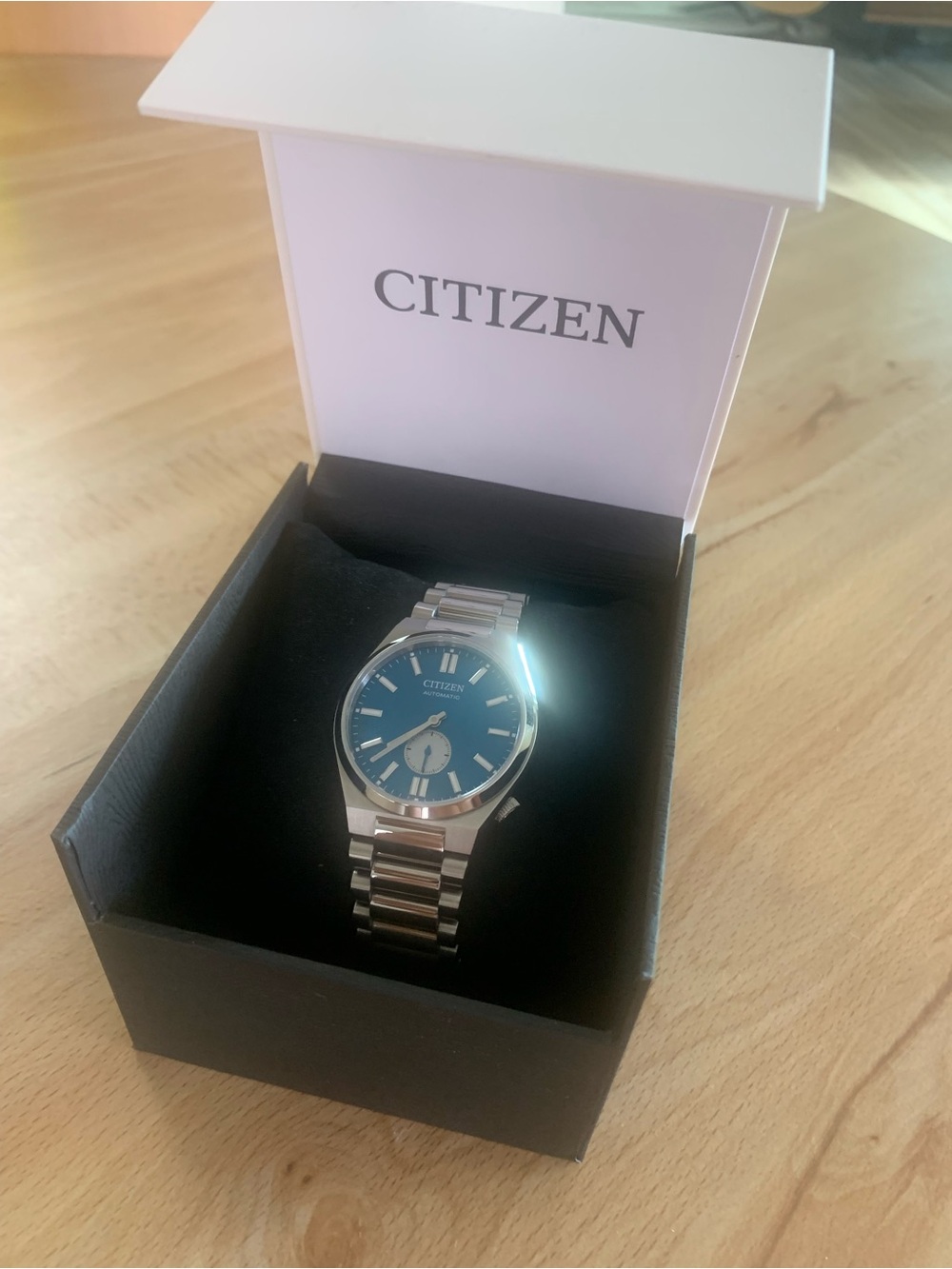 Citizen Blue Dial Stainless Steel Bracelet Watch